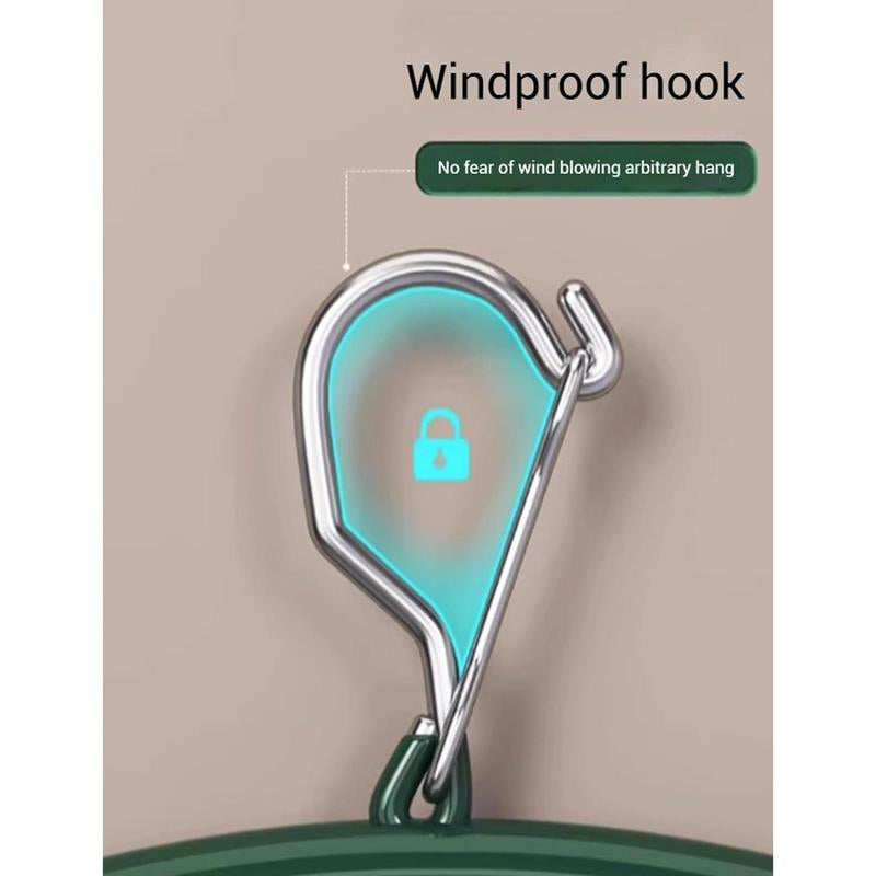 Upgrade Skirt Pants Hangers with Clips, Hangers Space Saving Closet Organizers/Rubber Coated Closet Organizers(Green)