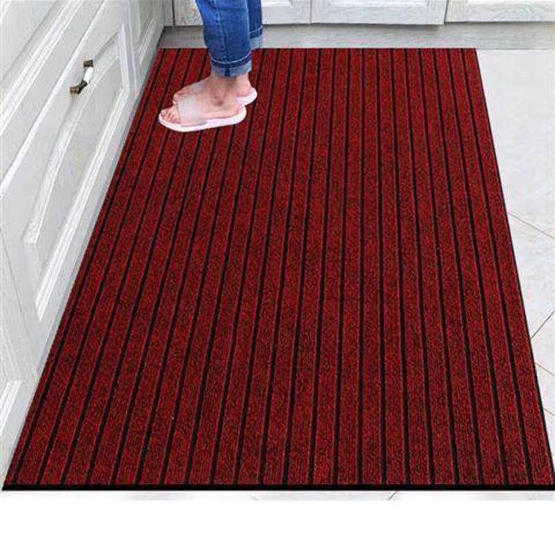 Anti Slip Long Kitchen Mat Floor Carpet Entrance Doormat Hallway Rug Stripe Outdoor Mats Easy to Clean Full Coverage DIY Mat