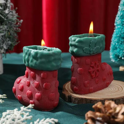 Christmas Scented Candles (Gift Boxed) | Custom Patterns, Pleasant Scent | for Home & Gifting in Stock Now!# Candle Warmer Lamp# Floating Candles# Candle# Candles