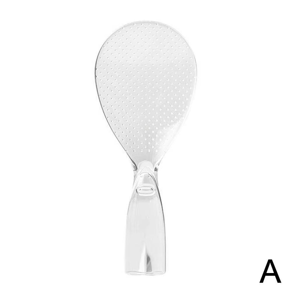 Household Non-Stick Rice Spoon Standable Little Rice Spoon Cute Transparent Porridge Shovel Paddle Safe Cooking Scoop