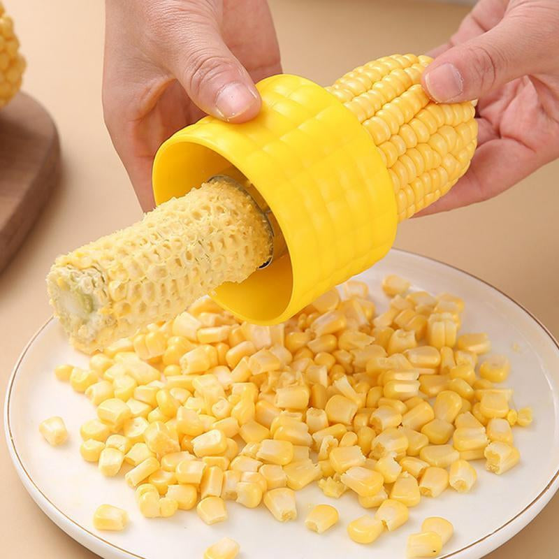Stainless Steel Corn Peeler, Manual Corn Decker Kitchen Tool, Creative Corn Separators for Home Cooking