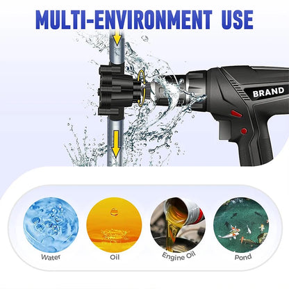 Portable Hand Electric Drill Pump Dc Self-Priming Water Pump Household Combination Hardware Tools Pump with Shelves and Fixers
