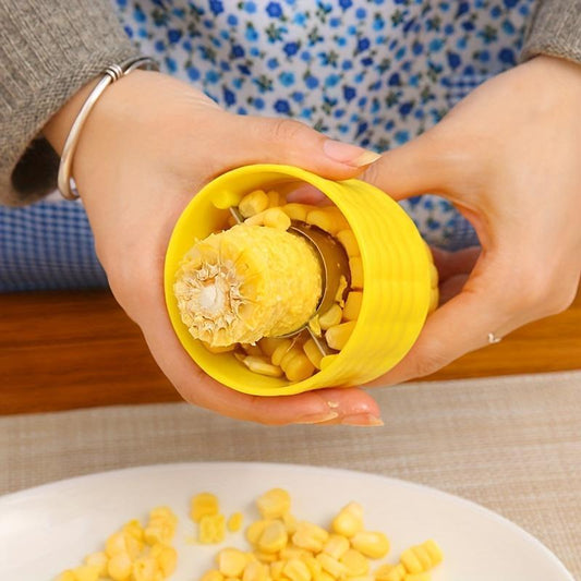 Stainless Steel Corn Peeler, Manual Corn Decker Kitchen Tool, Creative Corn Separators for Home Cooking