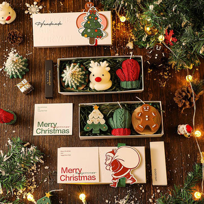 Christmas Scented Candles (Gift Boxed) | Custom Patterns, Pleasant Scent | for Home & Gifting in Stock Now!# Candle Warmer Lamp# Floating Candles# Candle# Candles