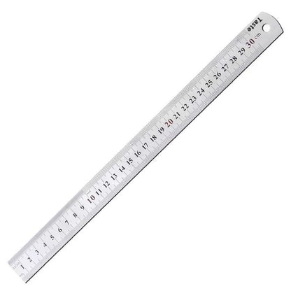 1Pcs 15/20/30/40/50/60100Cm Stainless Steel Metal Straight Ruler for Home School Precision Measuring Tool Drawing Tool Supplies