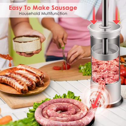 Sausage Stuffer with 4 Different Sizes Stuffing Tubes Sausage Stufferquick Sausage Stufferfillersyringesmall Sausage Tools
