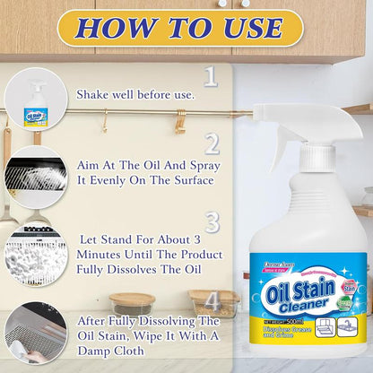 All Purpose Cleaner 2025 Upgrade Grease Cleaner Kitchen Foam Grime Remover for Stubborn Kitchen Dirt Multifunctional Degreasing Power Fast Thorough Cleaning Gentle Safe Formula