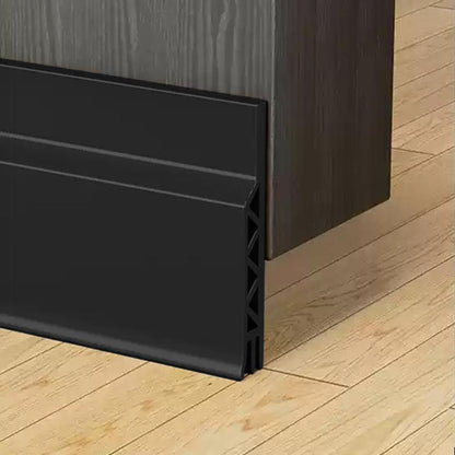 Door Threshold Seal 1 Pieces of Rubber Door Draft Strips and Bottom Seals(Black and White)