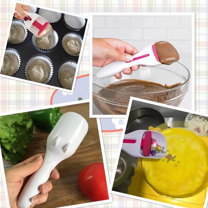 Cake Batter Dispenser Spoon Flour Paste Dispenser Spoon DIY Cupcake Spoon Batter Dispenser Baking Tools Kitchen Accessories