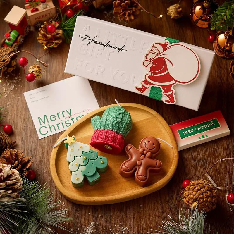 Christmas Scented Candles (Gift Boxed) | Custom Patterns, Pleasant Scent | for Home & Gifting in Stock Now!# Candle Warmer Lamp# Floating Candles# Candle# Candles