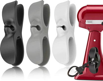 Silicon Cord Winder Cable Management Clip Organizer Tools for Air Fryer Coffee Machine Wire Fixer Kitchen Appliance Cable Holder
