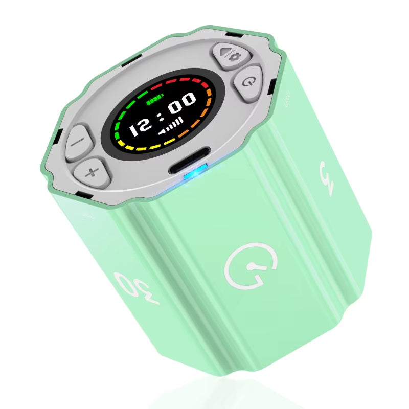 New Modern LCD Digital Timer Visual Kitchen Timer for Teachers, Flip Cube Timer for Cooking, Work, Studying, Workout