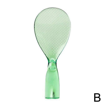 Household Non-Stick Rice Spoon Standable Little Rice Spoon Cute Transparent Porridge Shovel Paddle Safe Cooking Scoop