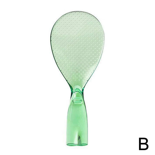 Household Non-Stick Rice Spoon Standable Little Rice Spoon Cute Transparent Porridge Shovel Paddle Safe Cooking Scoop